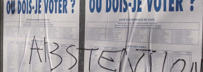 PAROLES D’ABSTENTIONNISTES